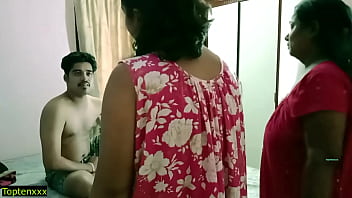 Desi bhabhi and her sister caught devor masturbate! Indian XXX sex